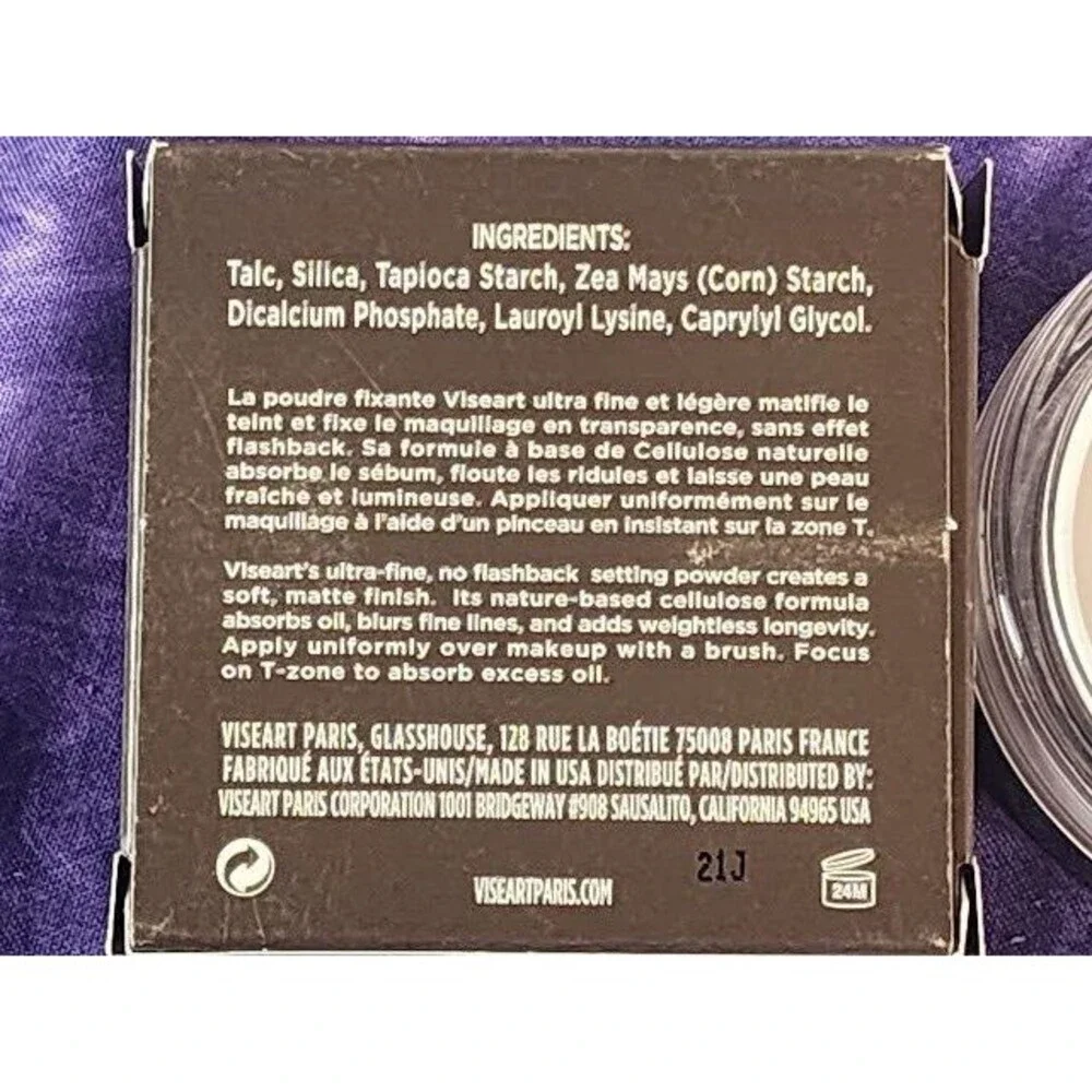 Viseart Paris Professional Seamless Face Setting Powder Shade Translucent Matte